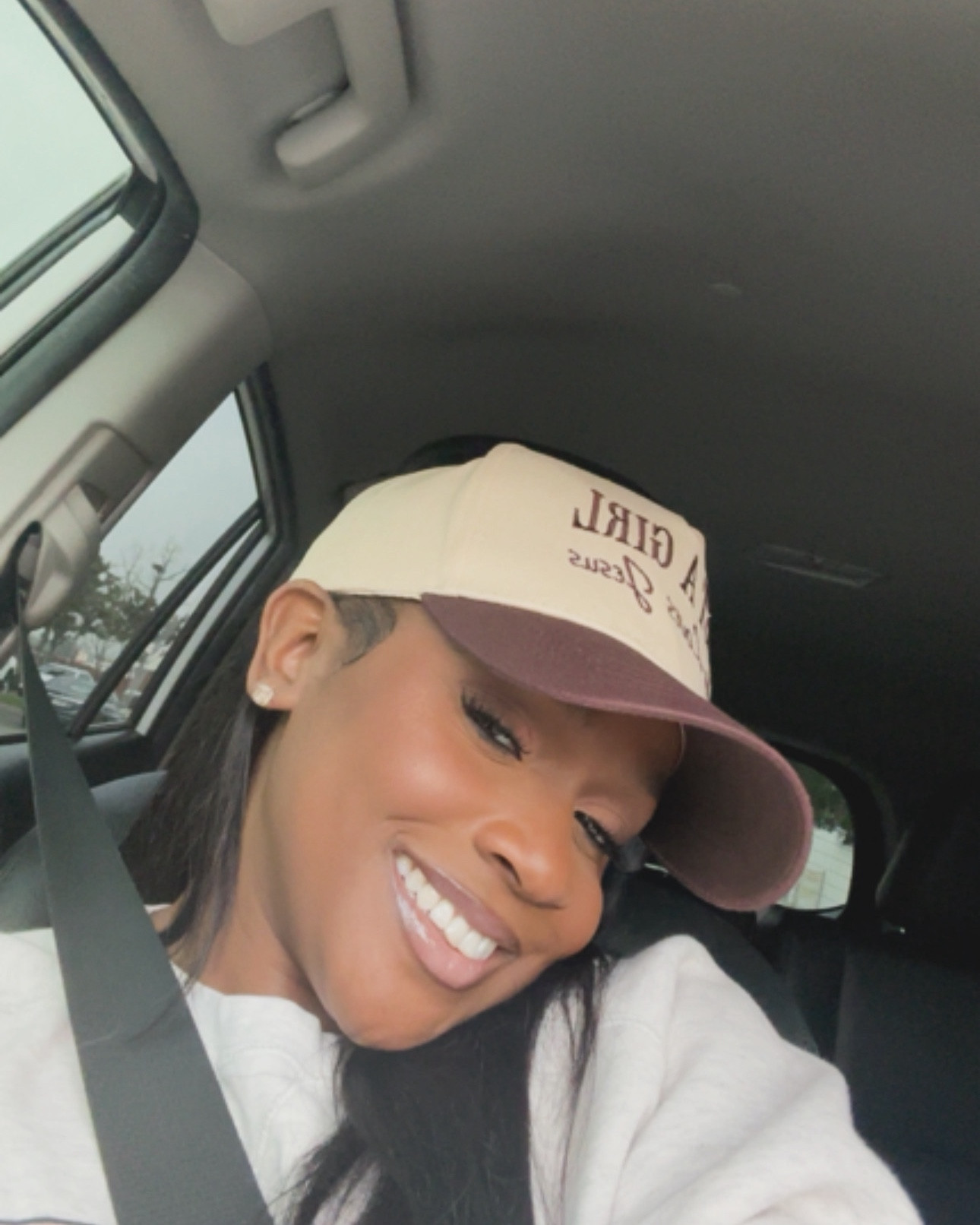 Just a girl who loves Jesus hat!