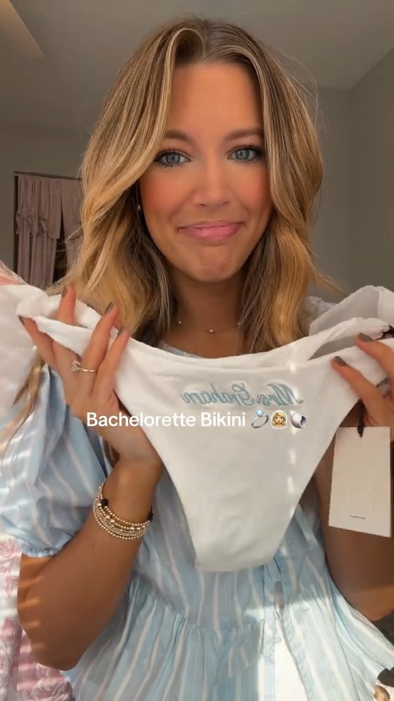 Bachelorette Swimsuit, bridal swimwear, white bikini, white bikini bottoms, white bikini top 

#LTKGiftGuide #LTKxMadewell #LTKFestival