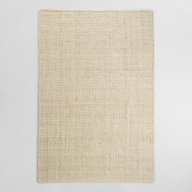 Bleached Ivory Basket Weave Jute Rug
							var ensTmplname="Bleached Ivory Basket Weave Jute Rug... | World Market