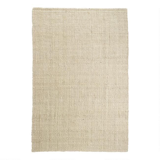 Bleached Ivory Basket Weave Jute Rug
							var ensTmplname="Bleached Ivory Basket Weave Jute Rug... | World Market