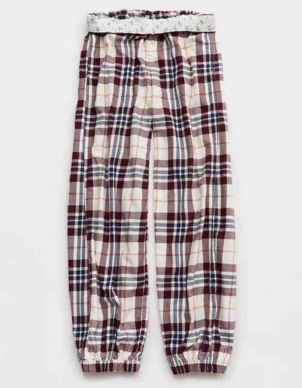 OVERSLEPT by Aerie Flannel Balloon Pant | Aerie