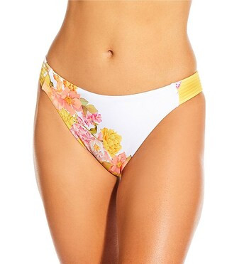 Antonio Melani Patchwork Floral Tripunto Tab Side Swim Bottom | Dillard's | Dillard's