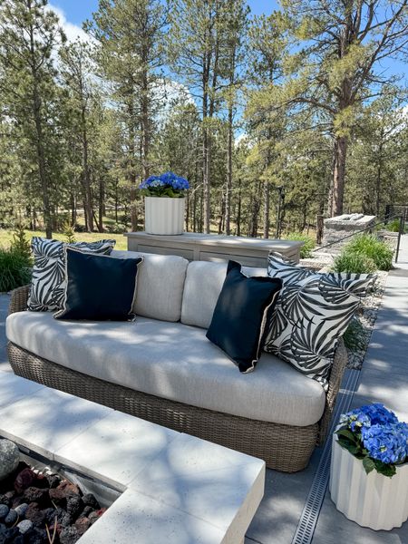 So much texture happening here, I love it. These pillows were the perfect touch to make our outdoor living space that much more cozy.

#LTKSeasonal #LTKStyleTip #LTKHome
