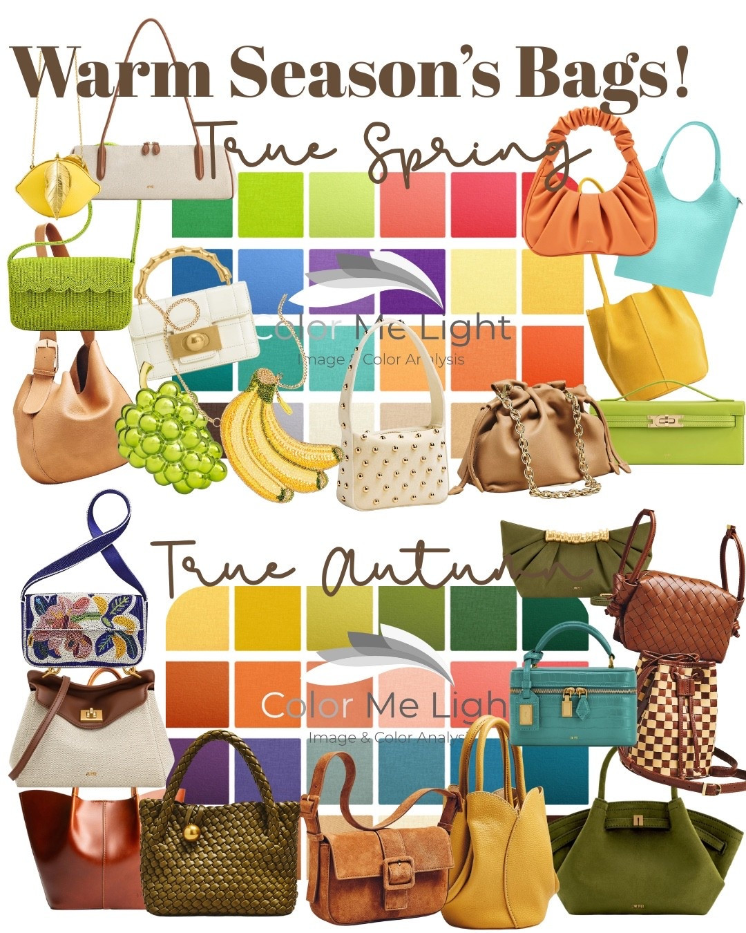 Warm season bags! #coloranalysis

#LTKootd #LTKgrwm #LTKGiftGuide