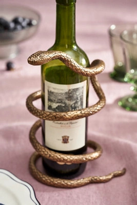 Brass Snake Bottle Holder | Terrain