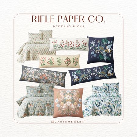 🚨 This is not a drill: Rifle Paper Co. has BEDDING! 🚨 Their playful patterns make a statement in any room they grace! 

#LTKhome