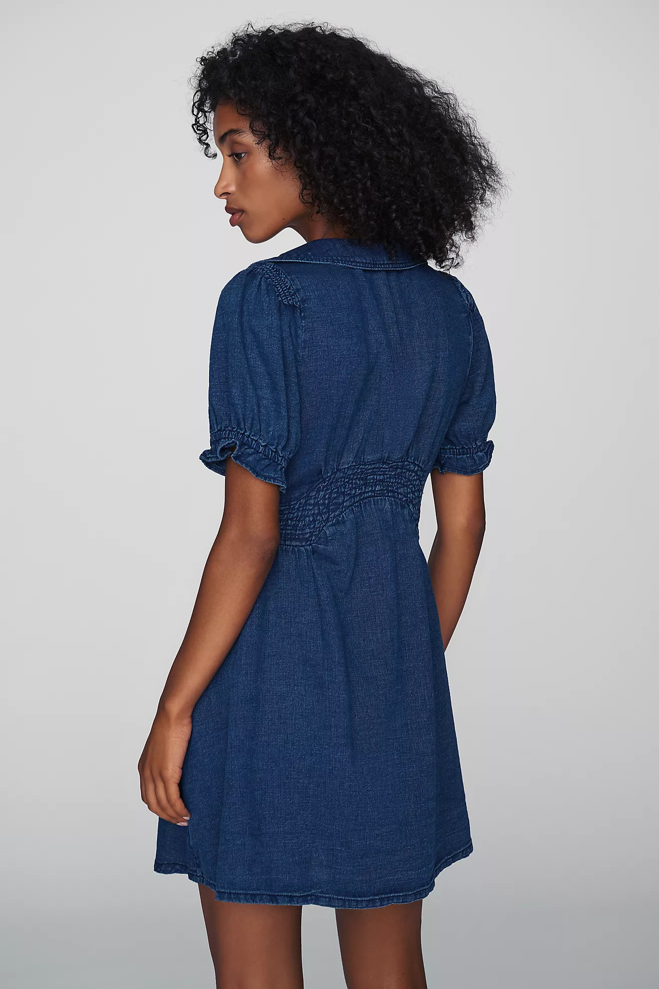 Pilcro Keira 100% Cotton Denim Mini Dress | Anthropologie (US)