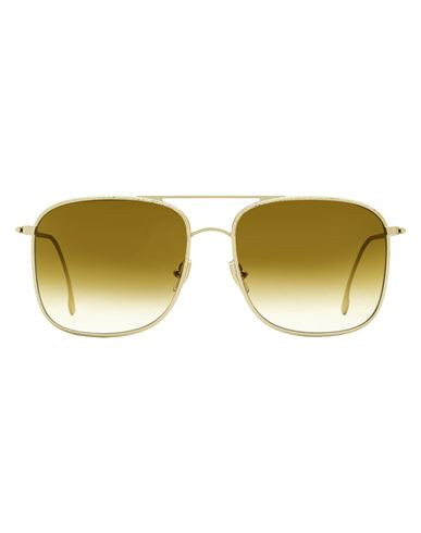 Victoria Beckham Victoria Beckham Square Vb202s Sunglasses Woman Sunglasses Brown Size 59 Metal | YOOX (US)