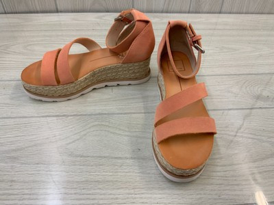 Dolce Vita Liza Wedge Sandal, Women's Size 7.5 M, Coral MSRP $120 | eBay US
