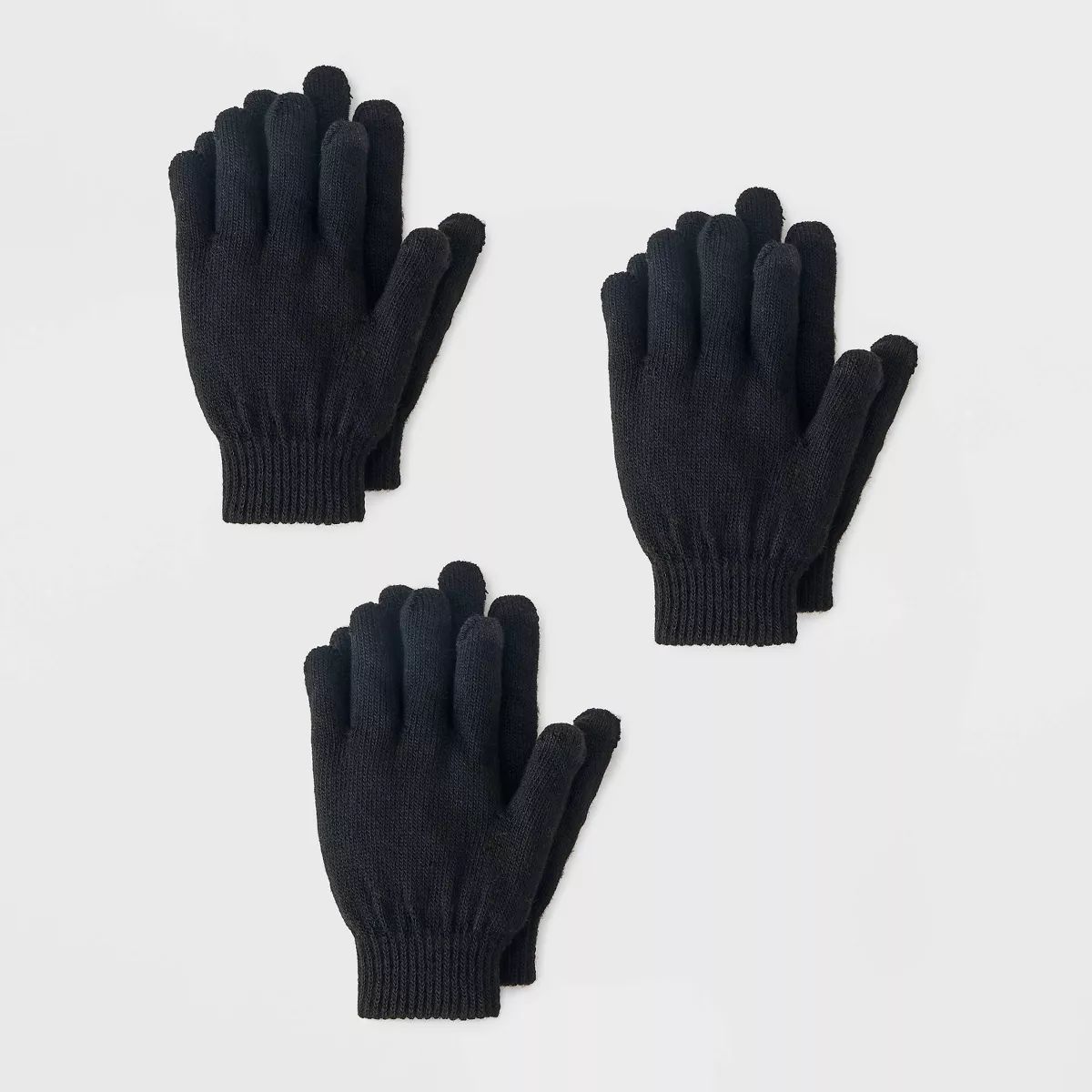 Kids' 3pk Knit Gloves - Cat & Jack™ | Target