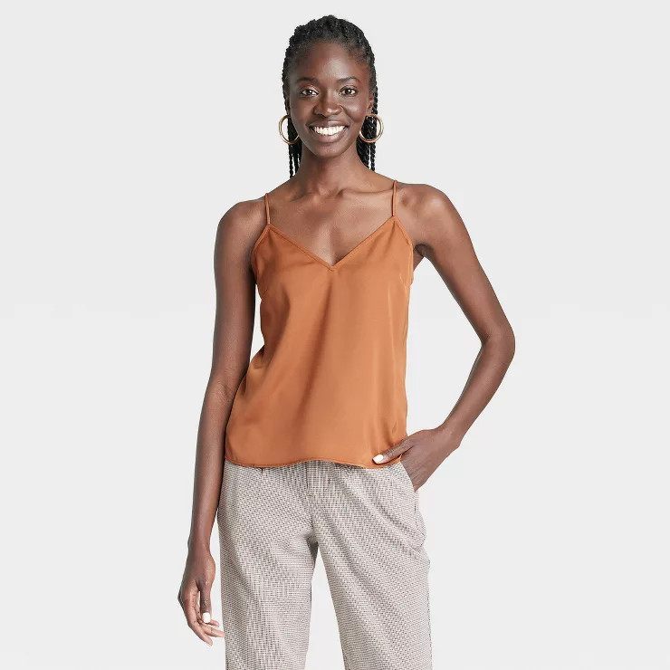 Women's Matte Satin Essential Cami - A New Day™ | Target