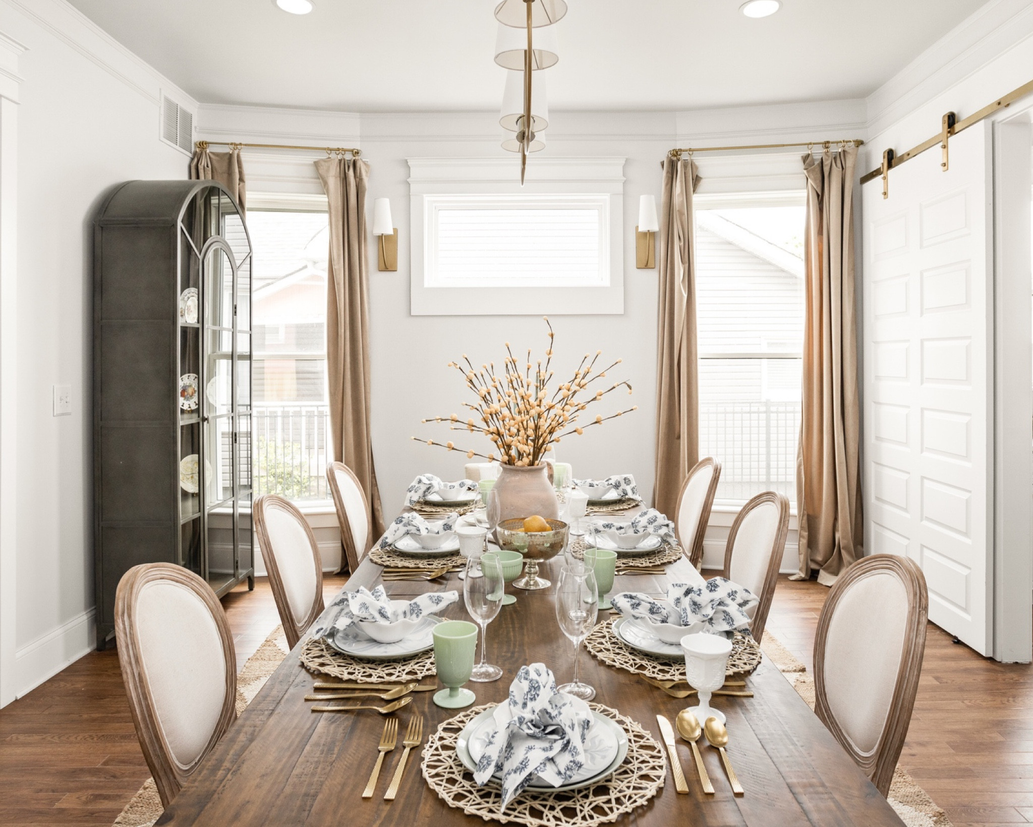 Elegant and elevated, style the dining table with lots of layers, or keep it more simple and laid back.

#LTKhome