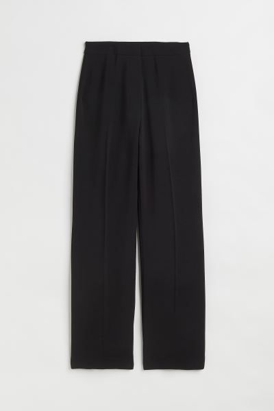 Wide-leg Pants - Black - Ladies | H&M US | H&M (US + CA)