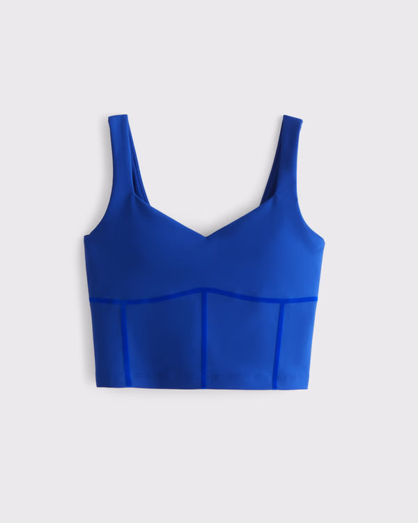 YPB sculptLUX Sweetheart Tank | Abercrombie & Fitch (US)