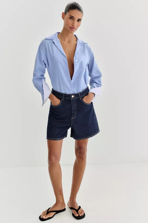 Z1975 MOM FIT SHORTS | Zara US