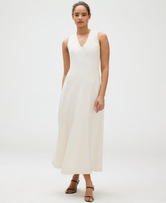 Calvin Klein Women's V-Neck Sleveless Maxi Dress - Macy's | Macy's