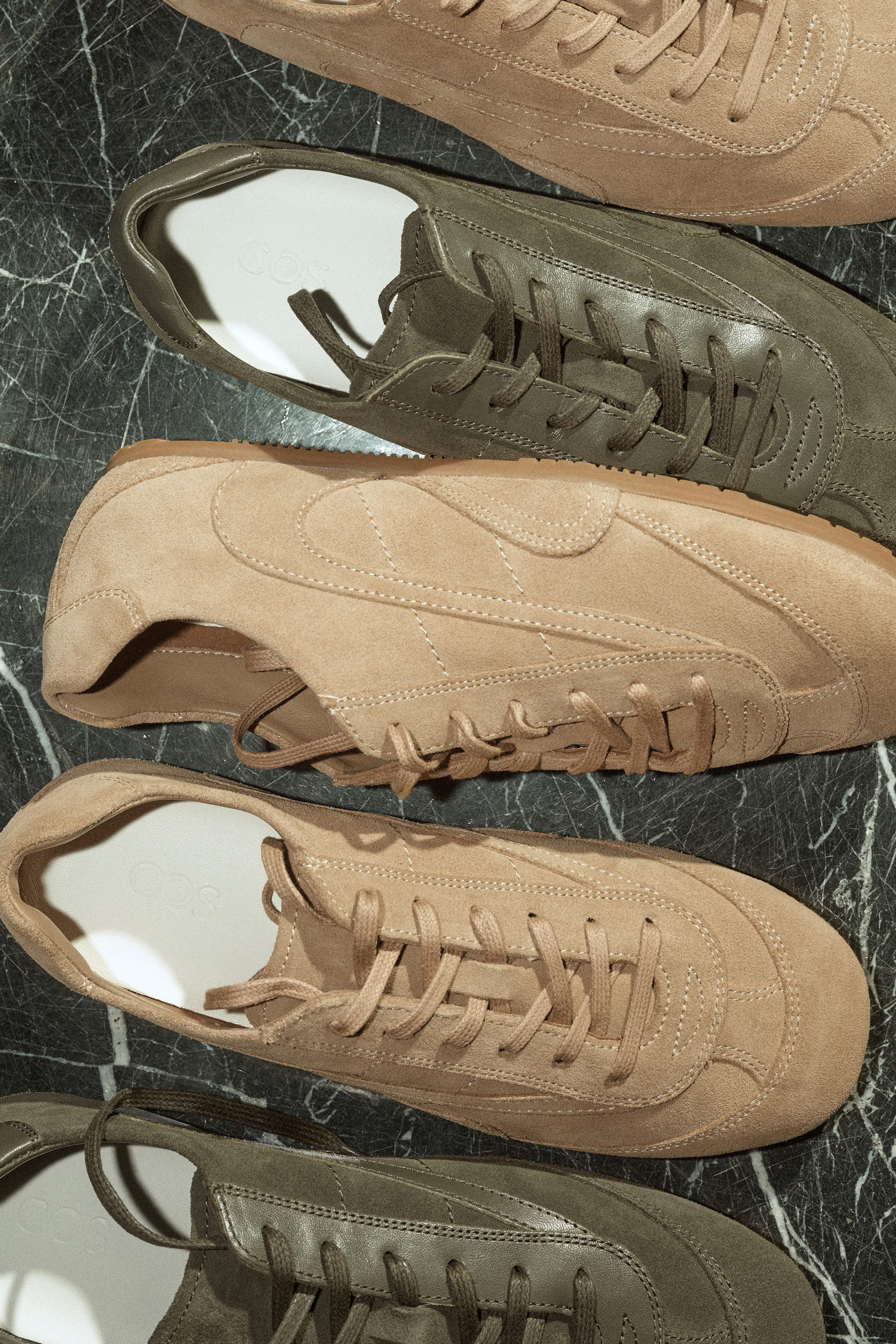 MINIMAL LEATHER SNEAKERS - CAPPUCCINO | COS US | COS (EU)