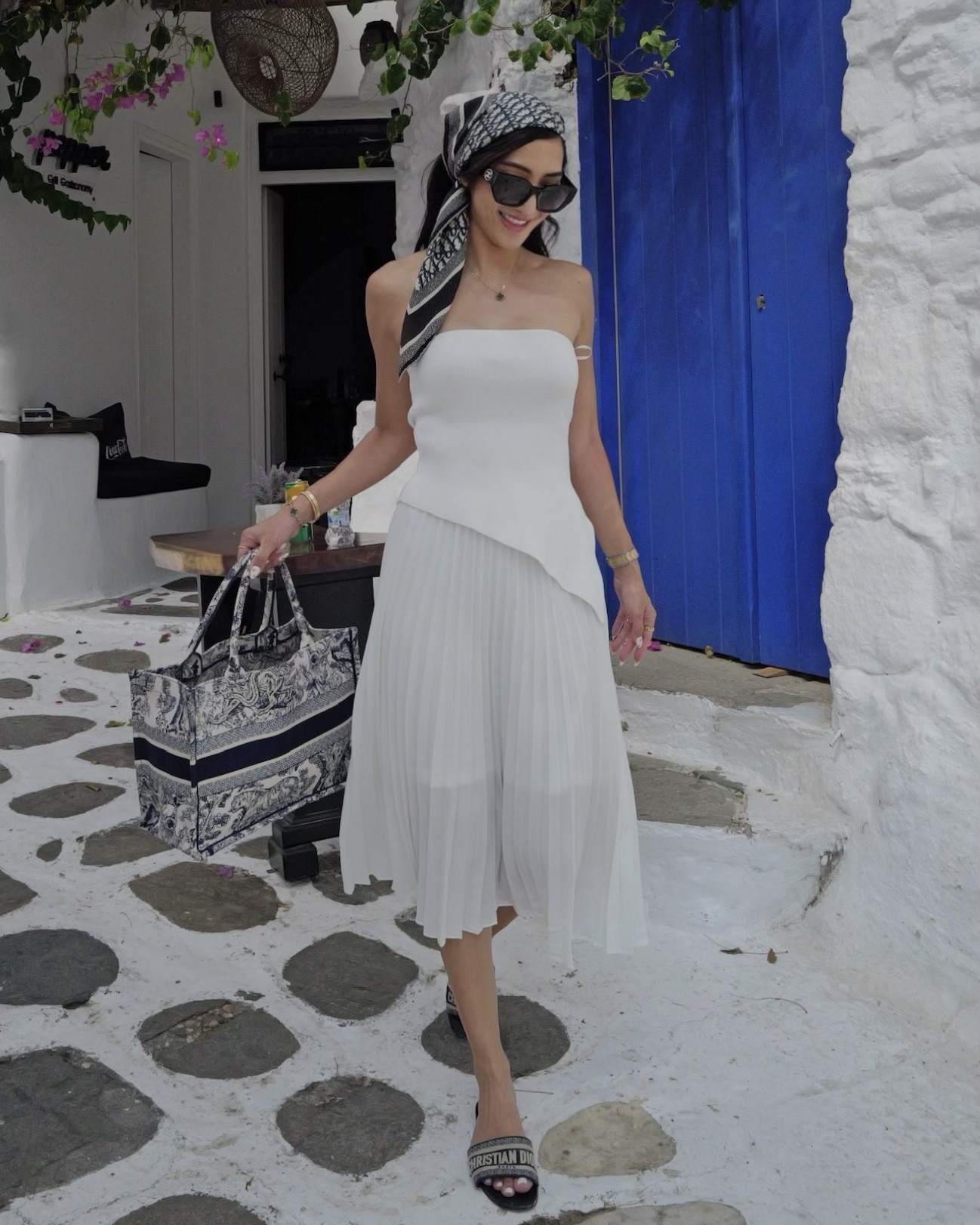 💙 Sightseeing & Shopping 🤍 in Mykonos, Greece 🇬🇷 #vacationoutfit #whiteonwhite 

#LTKTravel #LTKStyleTip #LTKFindsUnder100