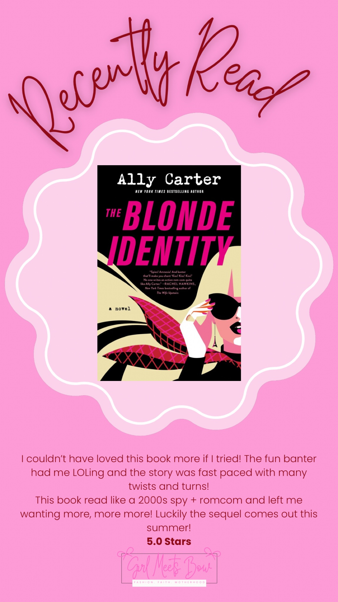Book Review: the blonde identity. (Spoiler : LOVED IT!)