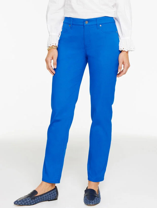 Slim Ankle Jeans - Piece Dyed | Talbots