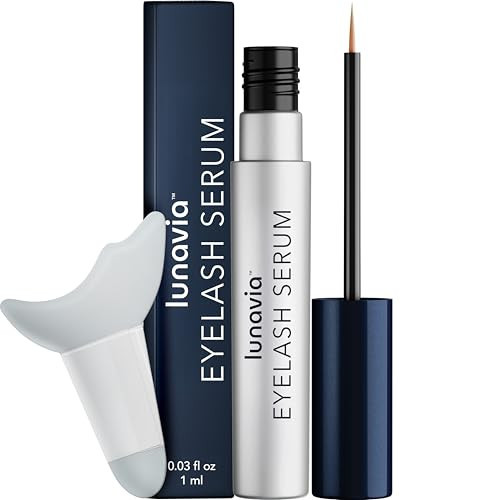 Lunavia Eyelash Serum - Peptide & Botanical 10X Lash Conditioner for Healthier, Stronger-Looking Lashes - Nourishing Lash Serum with Ginseng Extract for Daily Lash Care | Amazon (US)