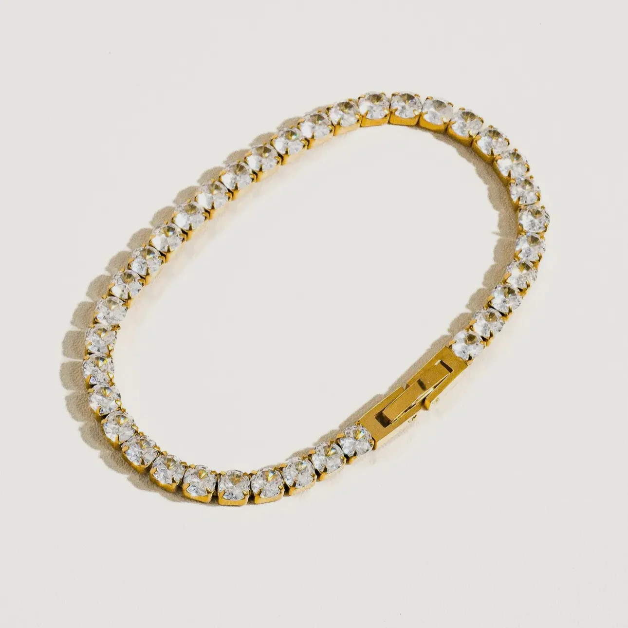 Lumi Tennis Bracelet (Gold) | Sea Marie Designs