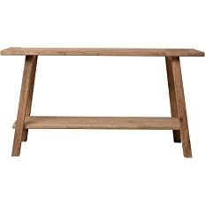 Creative Co-Op Pinewood Console Shelf, Natural Furniture Tables, 60" L x 18" W x 32" H | Amazon (US)