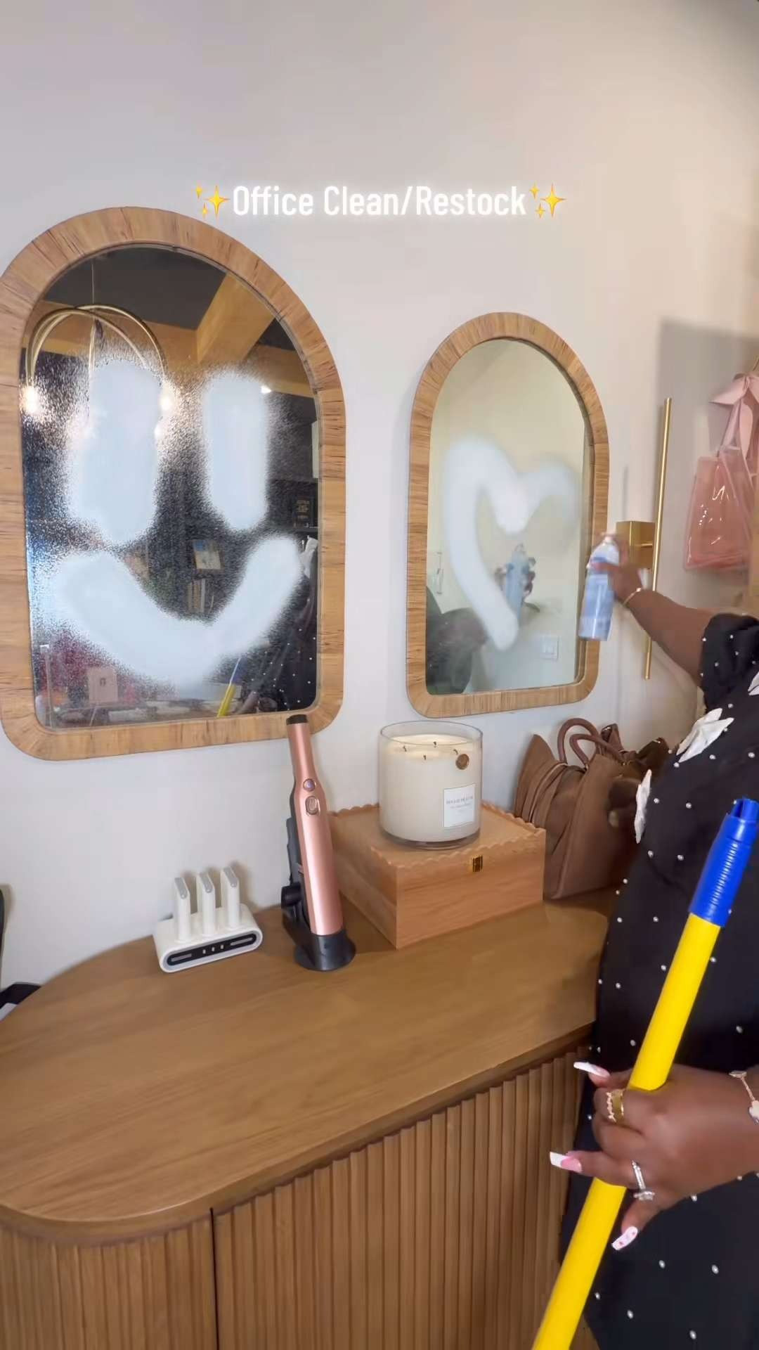 A place for everything and everything in its place!! 🧽🫧✨Clean & restock my office w/ me!! #organizedhome #CleanTok #cleanhome #satisfyingcleaning #cleanwithme 

 #LTKHome