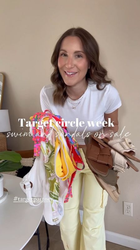 Swim + sandals on sale @Target for Target Circle Week! #targetpartner

I can’t get over these swim and sandal finds that are 30% off for Target Circle members thru 4/13! Styling them with some other Target favorites (not currently on sale)  for your next vacation or summer! Which look is your favorite? 

Follow my shop @twentiesgirlstyle on the @shop.ltk app to shop this post and get my exclusive app-only content! LTK LINK HERE @targetstyle #ad #target #targetcircleweek #liketkit #LTKxTarget



#LTKswim #LTKxTarget #LTKsalealert