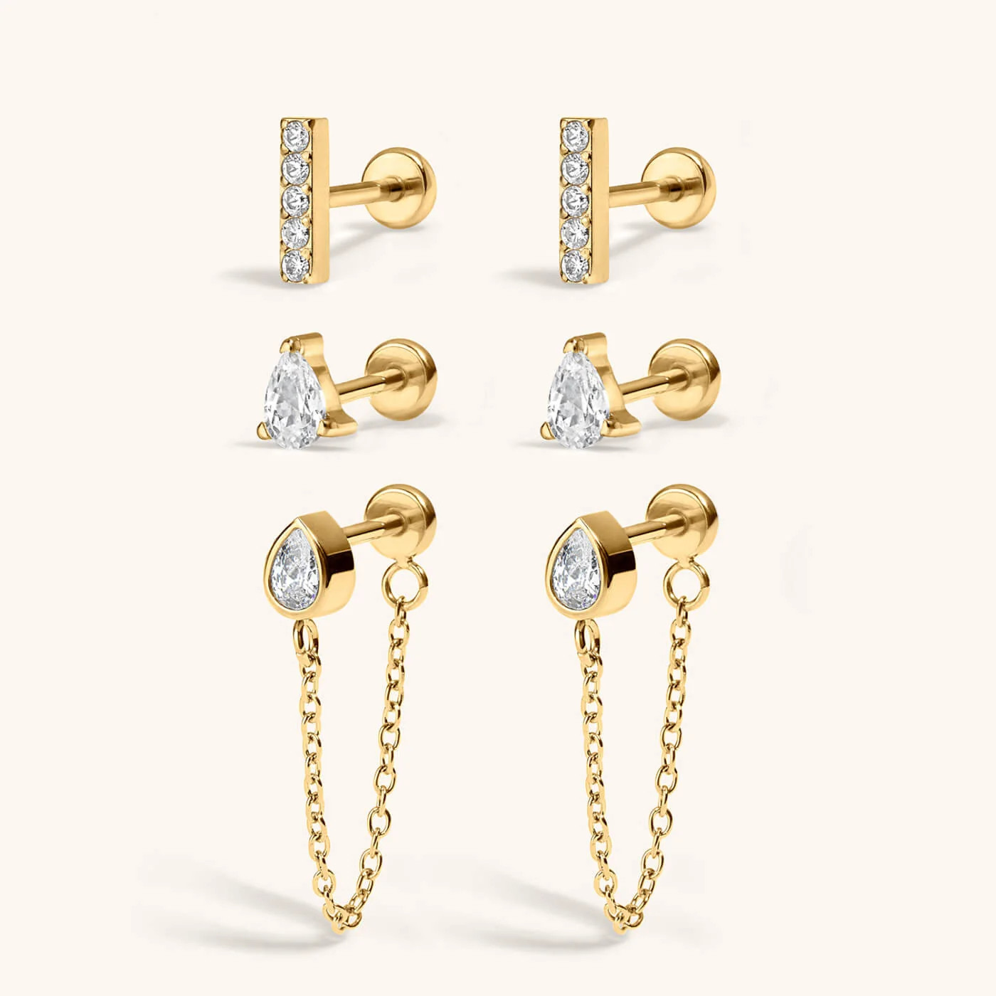 Iconic Nap Earrings Trio | Maison Miru