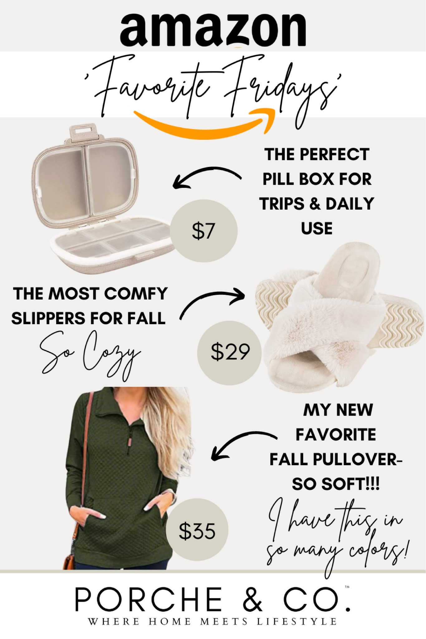 Amazon Prime Affordable Friday Favorites 🤍 A travel pill box, comfy cozy faux fur slippers, and the most comfortable quilted zip pullover 🍂 #fall #cozy #slippers #jacket #pullover #quilted #zip

#LTKSeasonal #LTKunder50 #LTKstyletip
