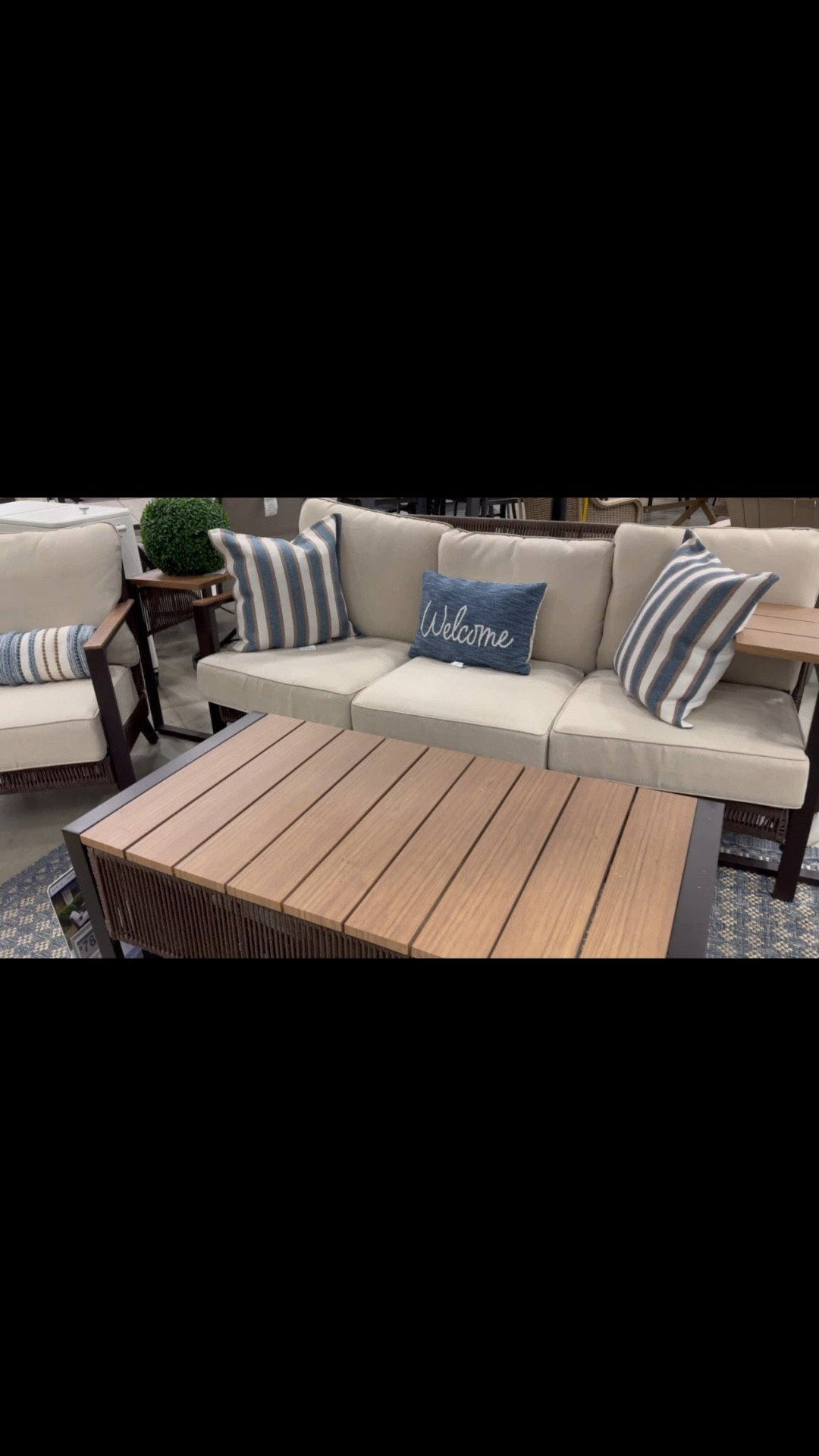 New patio furniture, patio decor, outdoor furniture 

#LTKhome #LTKSeasonal #LTKVideo