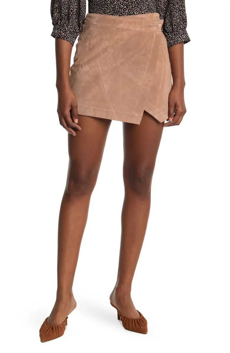 Suede Asymmetrical Mini Skirt | Nordstromrack | Nordstrom Rack