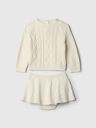 Baby Cable-Knit Sweater Set | Gap (US)