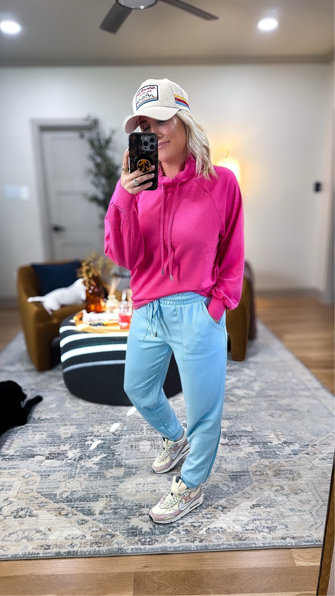 Walmart scoop set - medium in both 
Nikes true to size and on sale 

#LTKActive #LTKTravel #LTKStyleTip