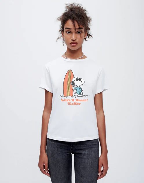 Classic "Snoopy Malibu" Tee | RE/DONE