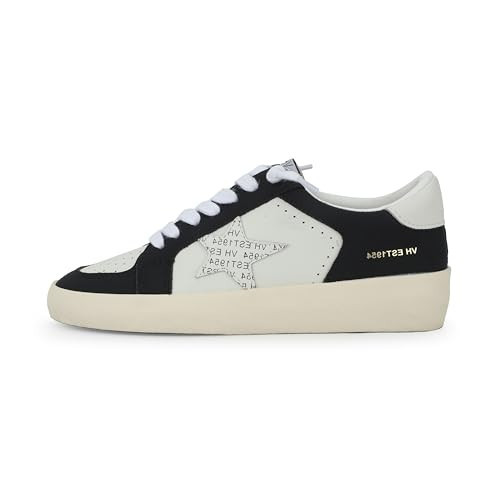 VINTAGE HAVANA Women's Reflex Slip-On Casual Fashion Sneakers Black/White 5.5 | Amazon (US)