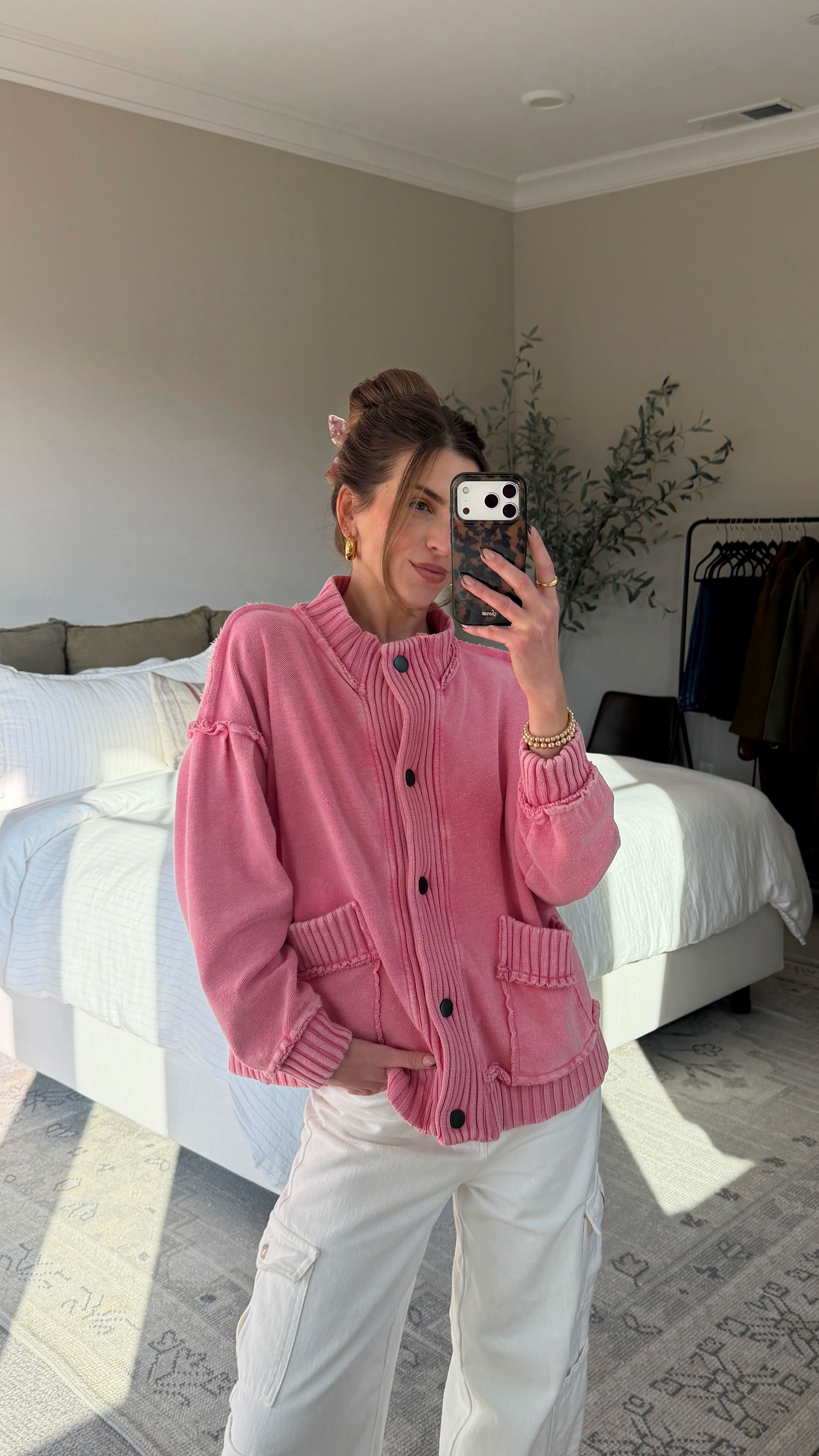 Been throwing this pink knit jacket over everything lately! So comfy and perfect for Valentine's Day. 

 #LTKValentine #LTKootd #LTKSeasonal