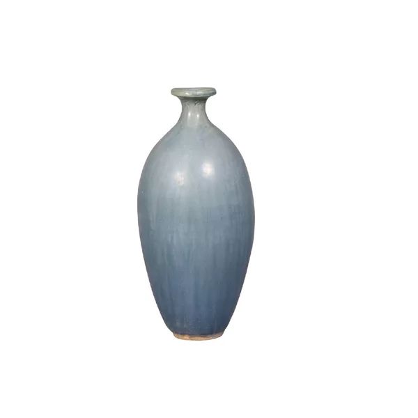 Wapato Blue 11'' Indoor / Outdoor Ceramic Table Vase | Wayfair North America