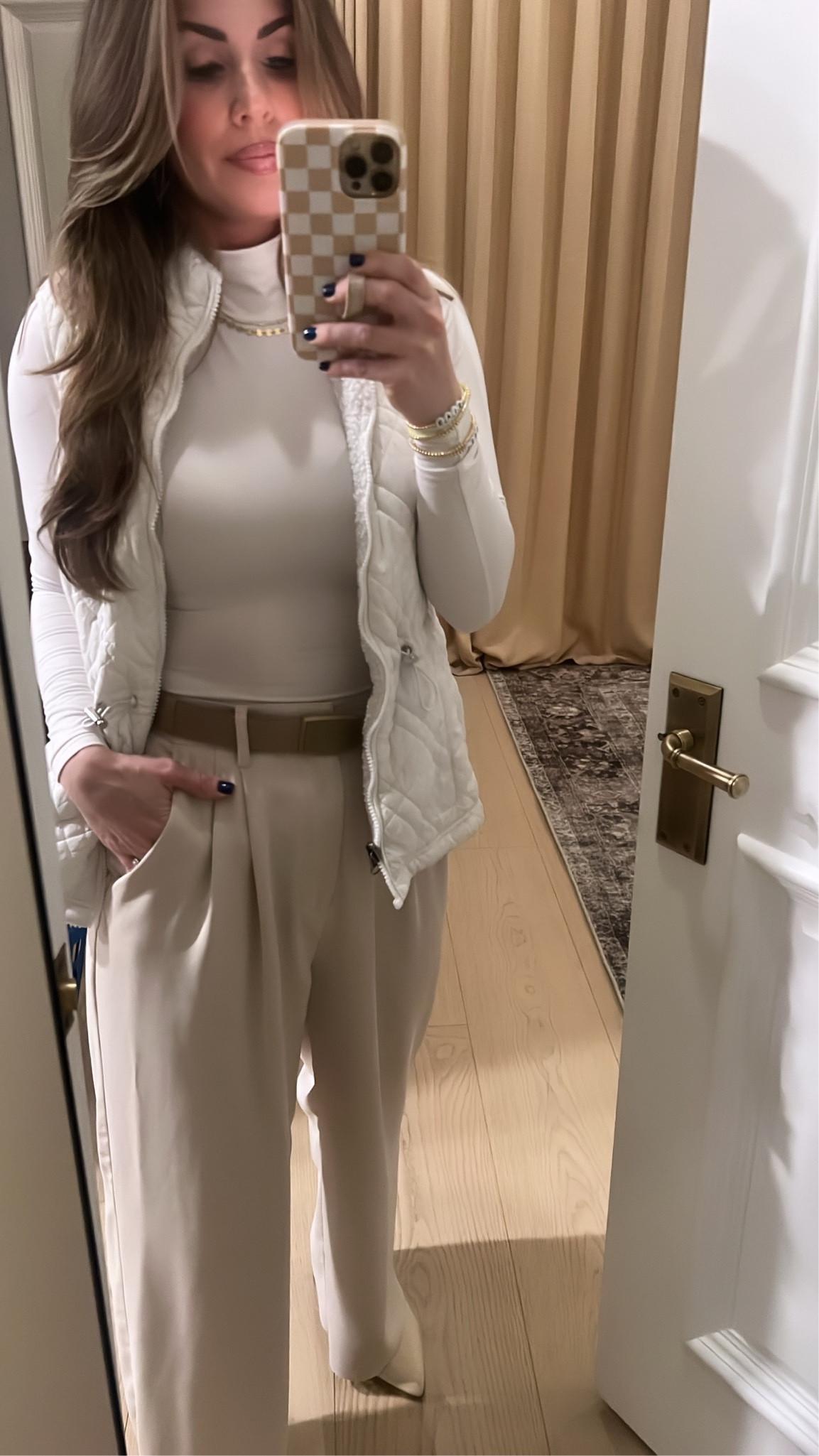 White white look ❄️ #amazonfashion #spanx #walmartfashion #petitetyle 