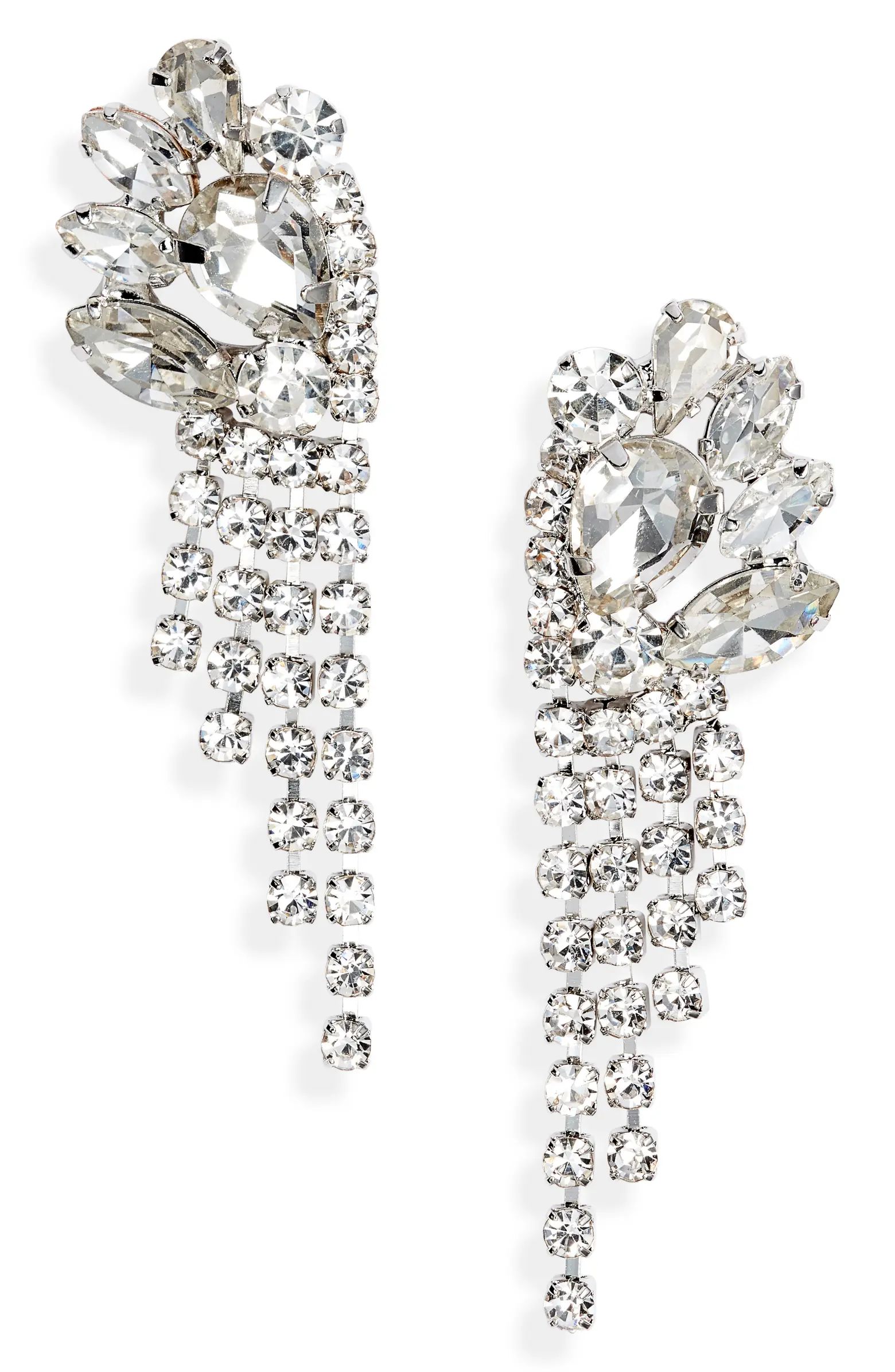 Crystal Mini Fringe Drop Earrings | Nordstrom