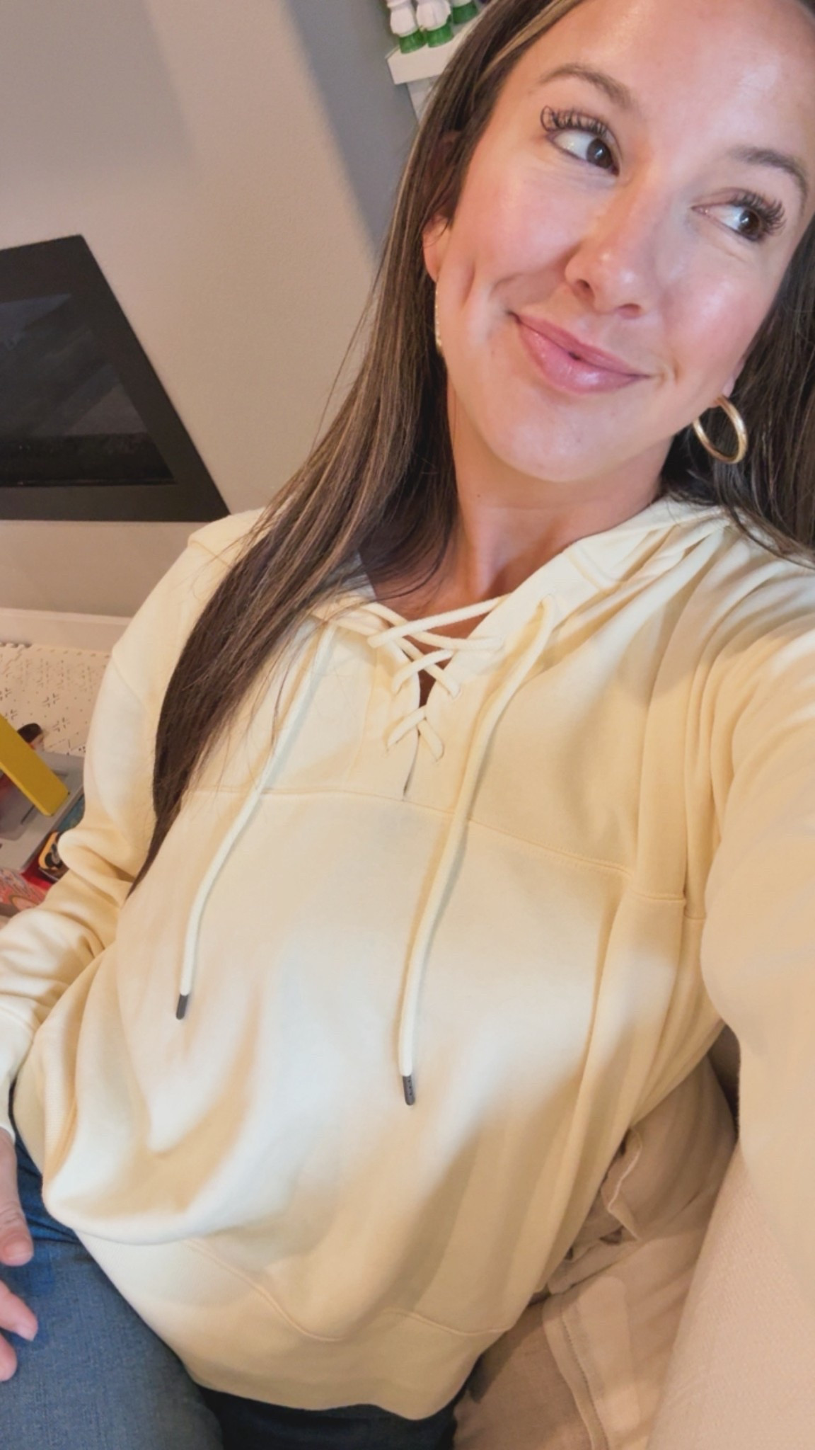 Gimme all the yellow! Love this hoodie 