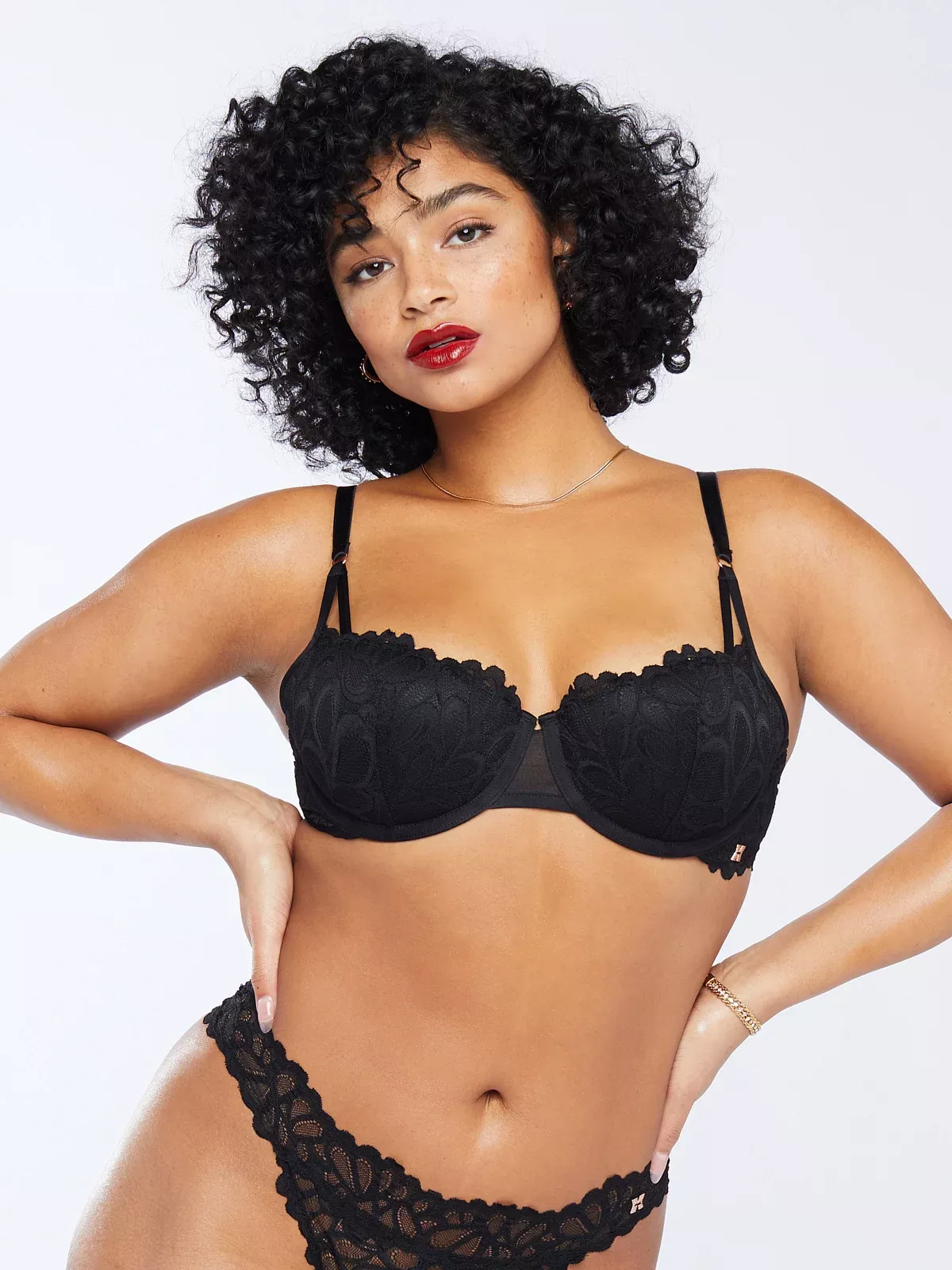 Savage Not Sorry Half Cup Bra with Lace