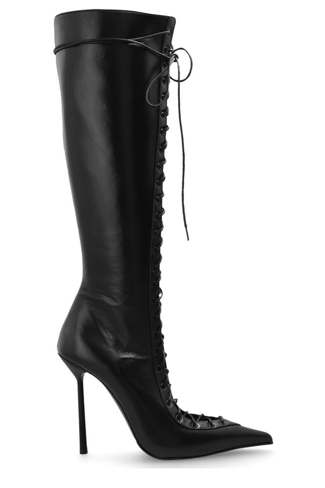 Le Silla Colette Heeled Lace Up Boots | Cettire Global
