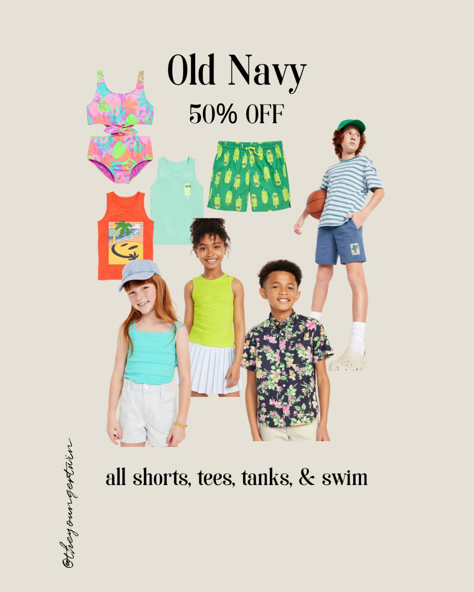 Old Navy sale!!! 50% off all shorts, tees, tanks, and swim! Best deal for the summer and for the whole family!!

#LTKSaleAlert #LTKFindsUnder50 #LTKSeasonal
