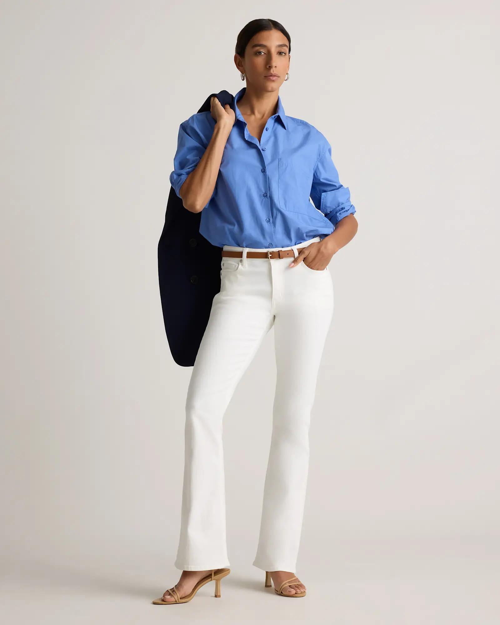Luna Stretch Flare Jeans | Quince