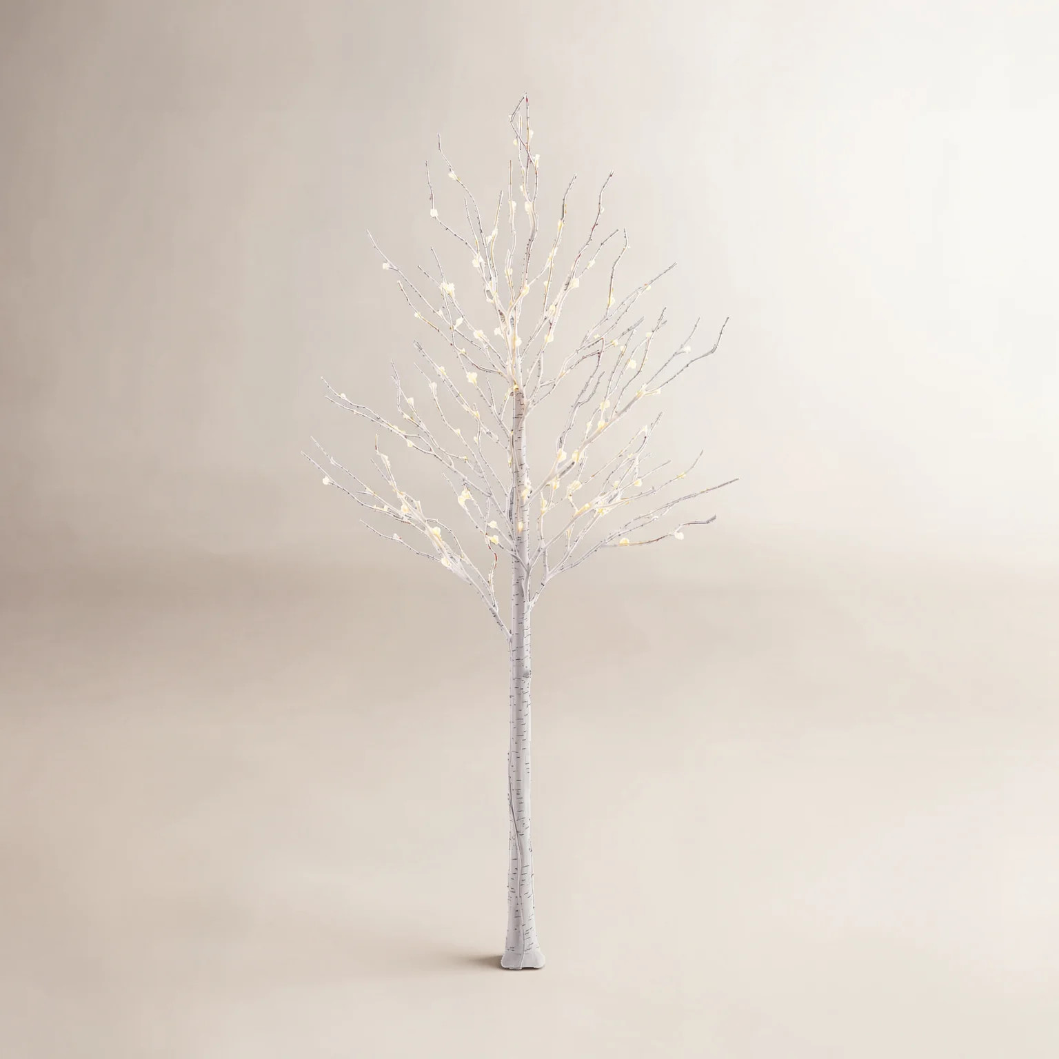 Pre-Lit Birch Tree 132 Light LED Lighted Trees & Branches | Wayfair North America