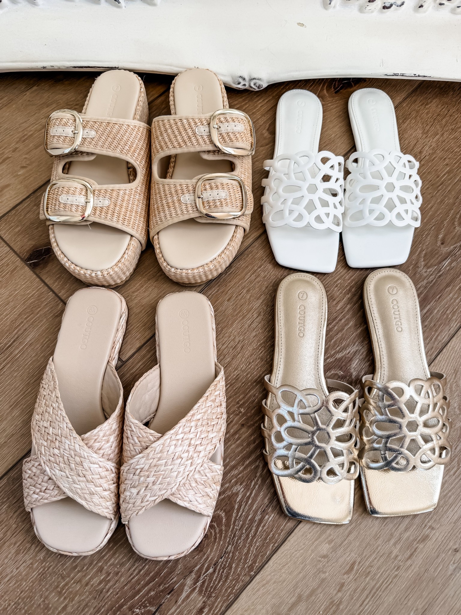 All true to size except straw, flat sandals size down half. Amazon sandals, sandals.

#LTKOver40 #LTKSaleAlert