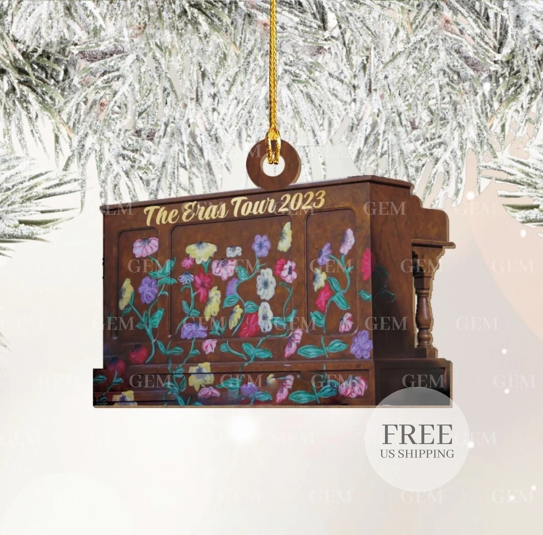 Surprise Song Piano Ornament Eras Tour 2023 Custom Wood - Etsy | Etsy (US)