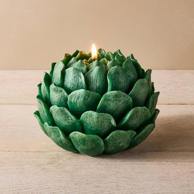 Unscented Artichoke Wax Candle Green 35oz - John Derian for Target | Target